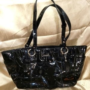 Authentic Patent Leather Coach bag